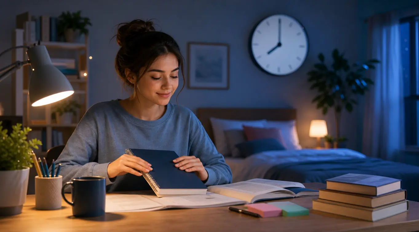 Hoeveel uur slaap voor examen?